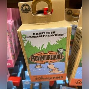 NEW Disney Parks Adventureland Mystery Pins box set BNWT